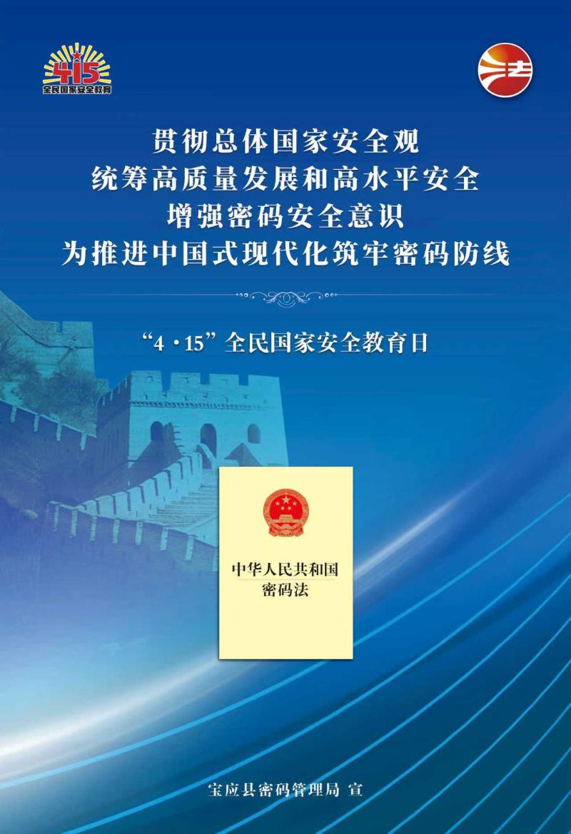 4·15全民国家安全教育日密码主题宣传海报（2）