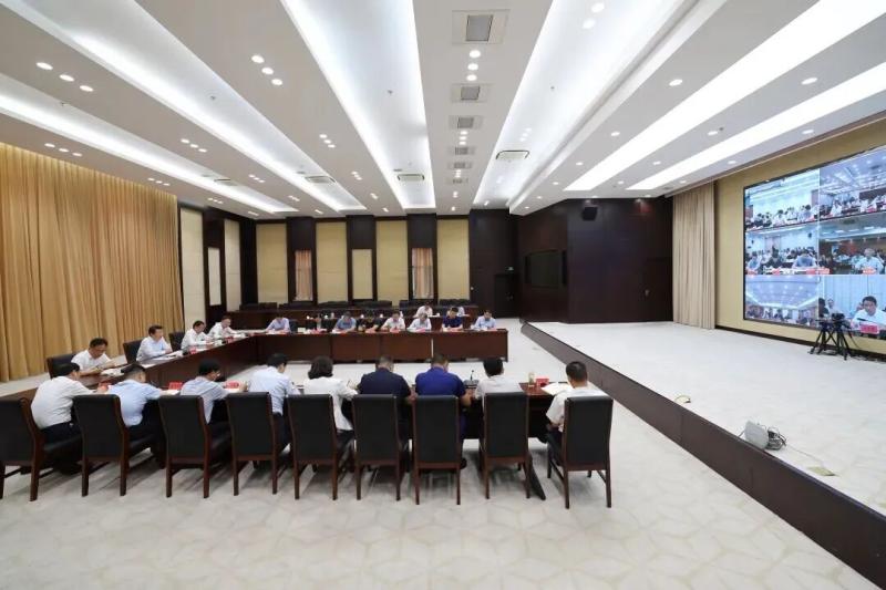 我县组织收看全市安全生产、社会稳定工作调度会