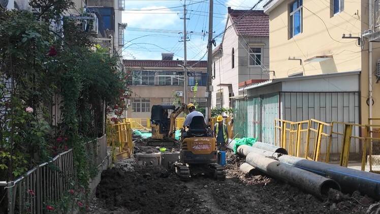管网升级 环境增色 今年我县25个小区旧貌换新颜